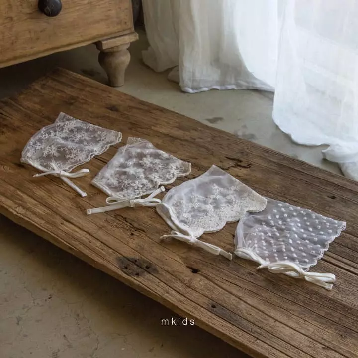 Mkids - Korean Baby Fashion - #babyoninstagram - Elle Lace Bonnet - 6