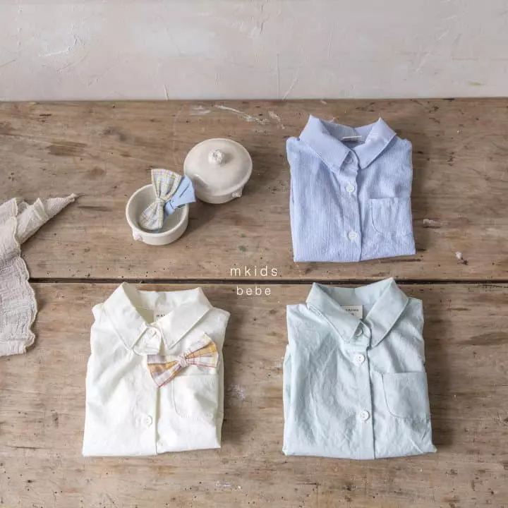 Mkids - Korean Baby Fashion - #babyoutfit - Summer Best Tie Bodysuit Boy - 6