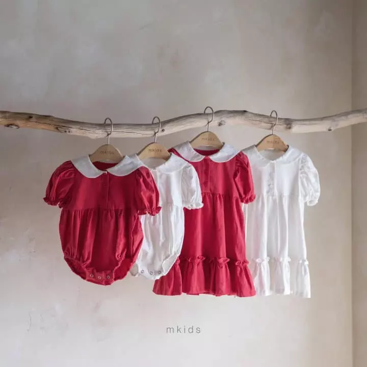 Mkids - Korean Baby Fashion - #babyoutfit - Cats One-piece - 4