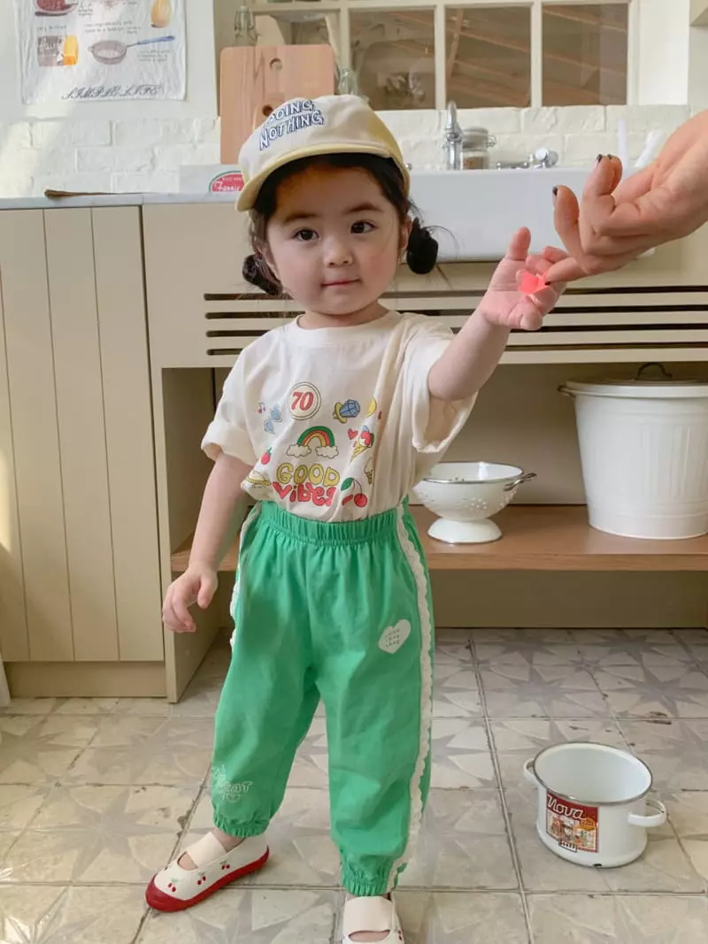 Momo Ann - Korean Children Fashion - #designkidswear - Heart Pnats - 7