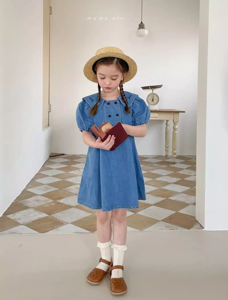 Momo Ann - Korean Children Fashion - #discoveringself - Denim One-piece - 7