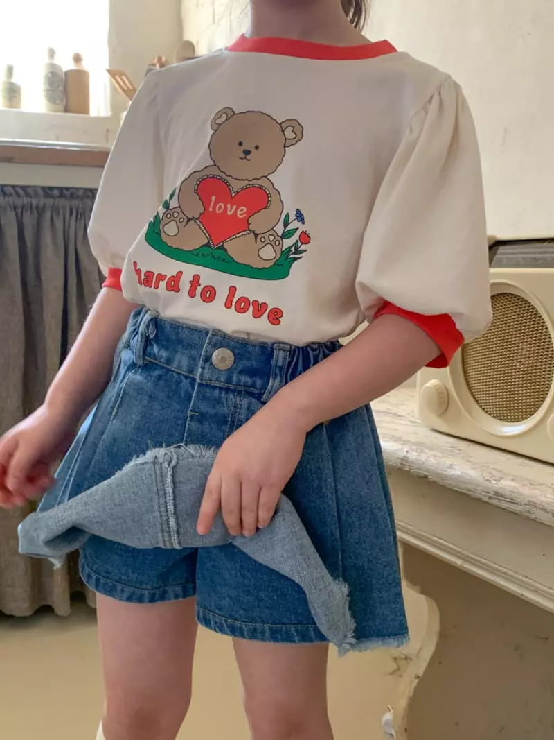 Momo Ann - Korean Children Fashion - #discoveringself - Denim Skirt Pants