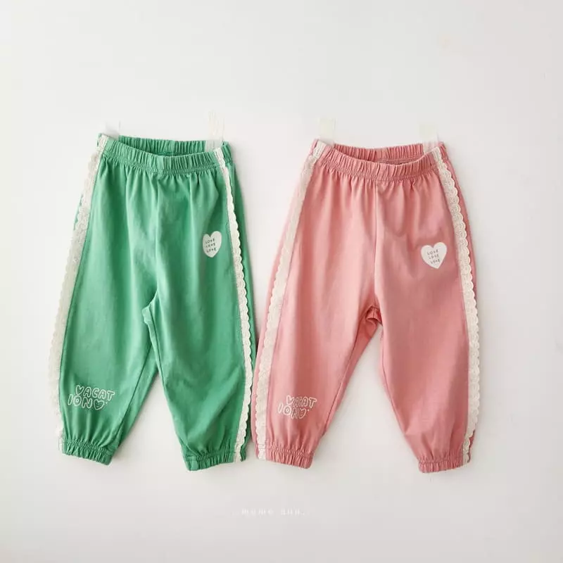 Momo Ann - Korean Children Fashion - #kidsshorts - Heart Pnats - 10