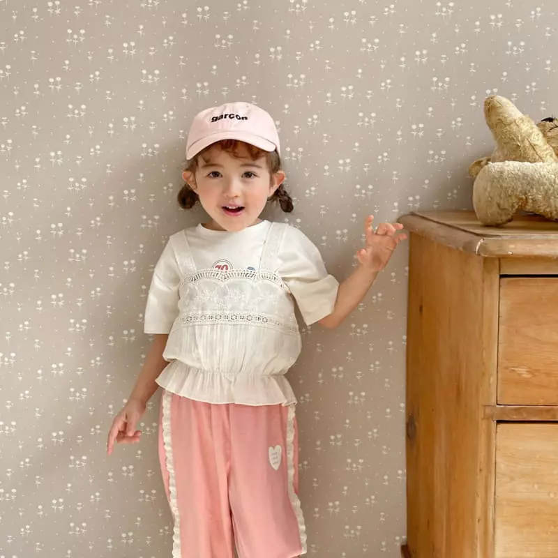 Momo Ann - Korean Children Fashion - #kidsstore - Lace Sleeveless - 6
