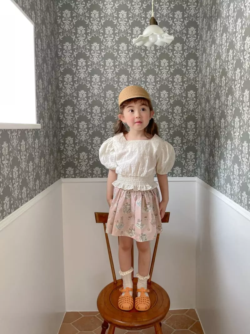 Momo Ann - Korean Children Fashion - #kidzfashiontrend - Smocked Blouse - 3