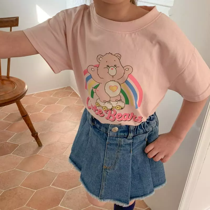 Momo Ann - Korean Children Fashion - #littlefashionista - Cute Bear Tee