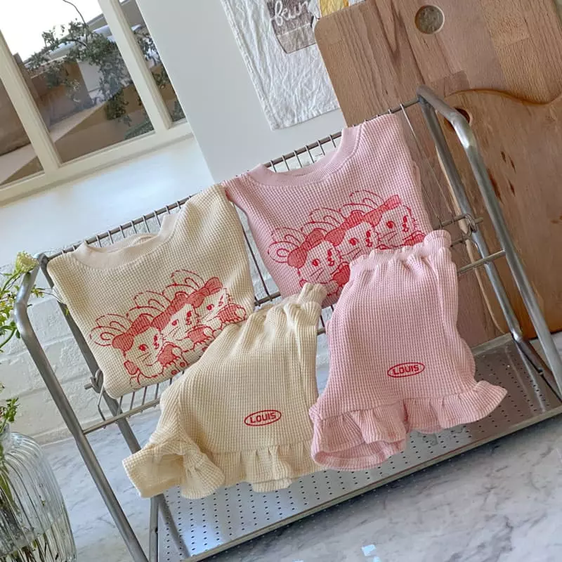 Momo Ann - Korean Children Fashion - #littlefashionista - Rabbit Top Bottom Set - 9