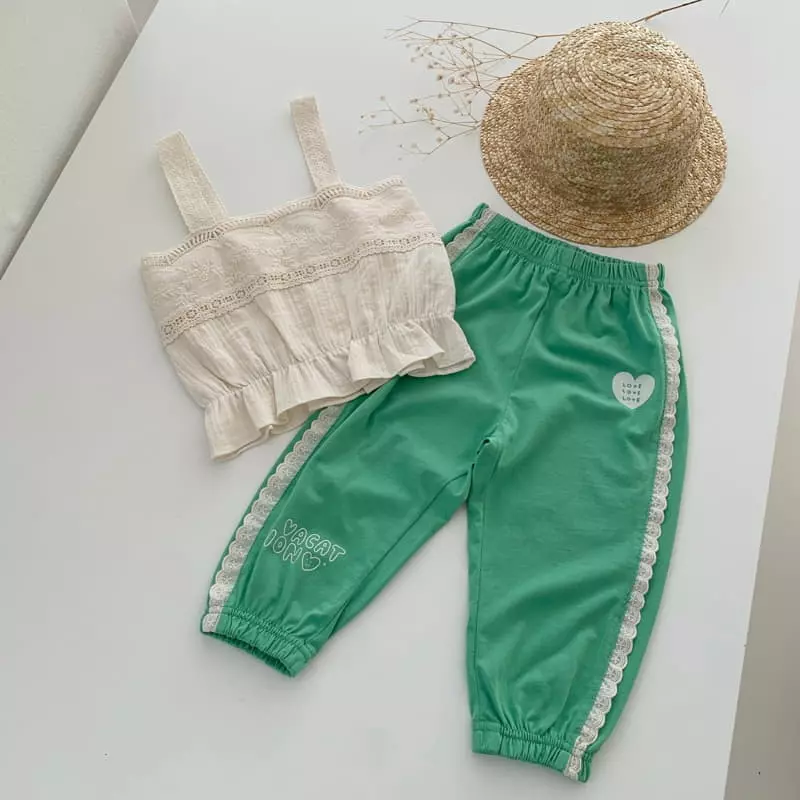 Momo Ann - Korean Children Fashion - #magicofchildhood - Lace Sleeveless - 10