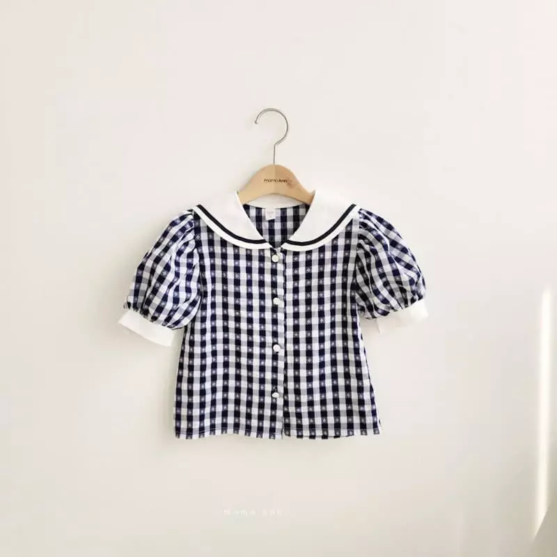 Momo Ann - Korean Children Fashion - #prettylittlegirls - Check Blouse - 9