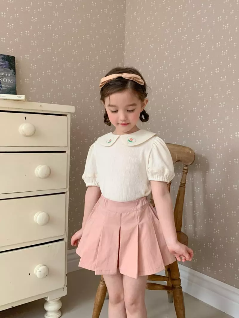 Momo Ann - Korean Children Fashion - #prettylittlegirls - Pleats Skirt Pants - 4