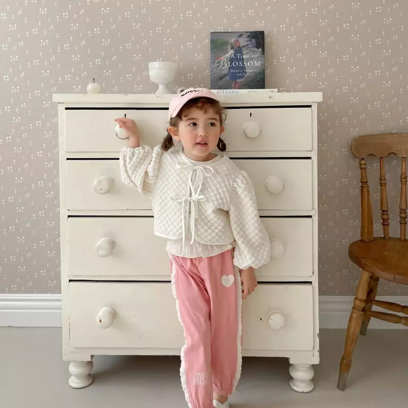 Momo Ann - Korean Children Fashion - #todddlerfashion - Embo Cardigan - 7