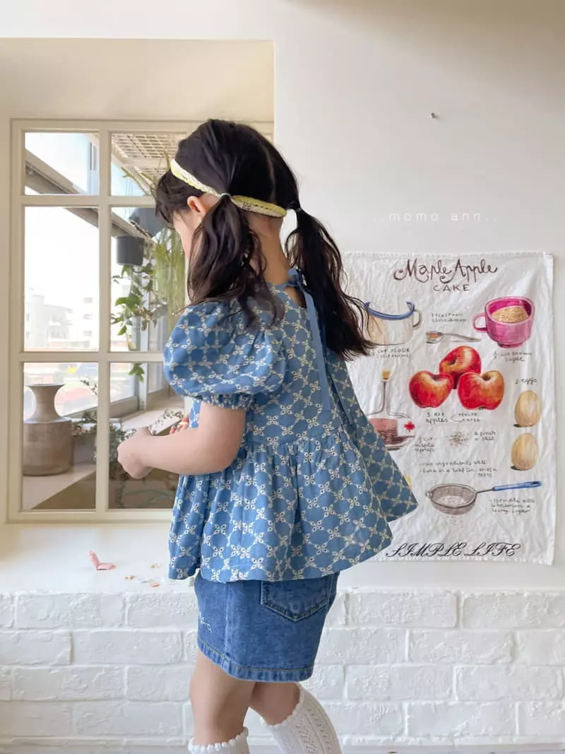Momo Ann - Korean Children Fashion - #todddlerfashion - Ribbon Blouse - 4