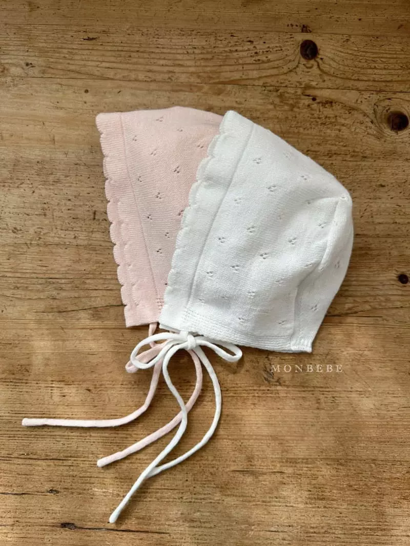 Monbebe - Korean Baby Fashion - #babyfever - Baby Cotton Bonnet - 2