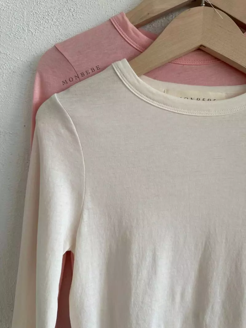 Monbebe - Korean Women Fashion - #momslook - Plain Tee Mom - 7
