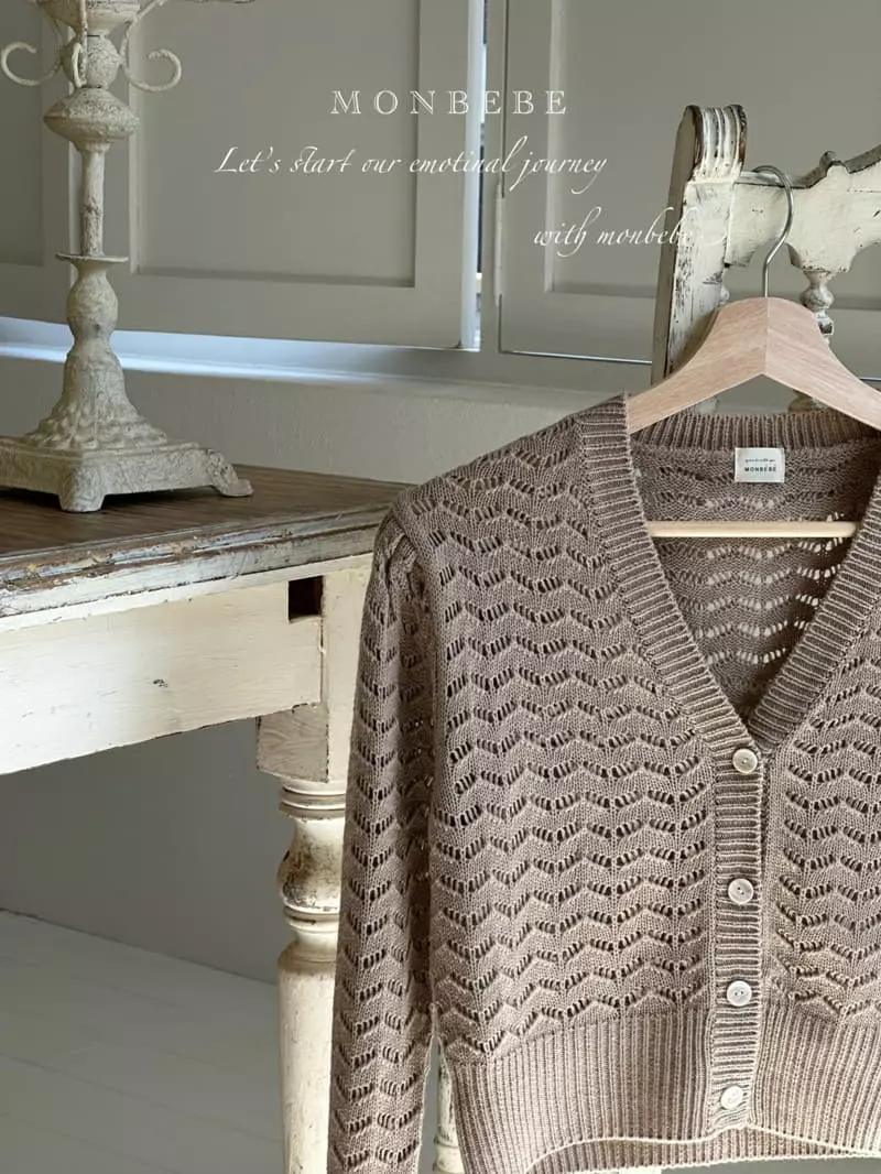 Monbebe - Korean Women Fashion - #momslook - Mabel Knit Cardigan Mom - 3