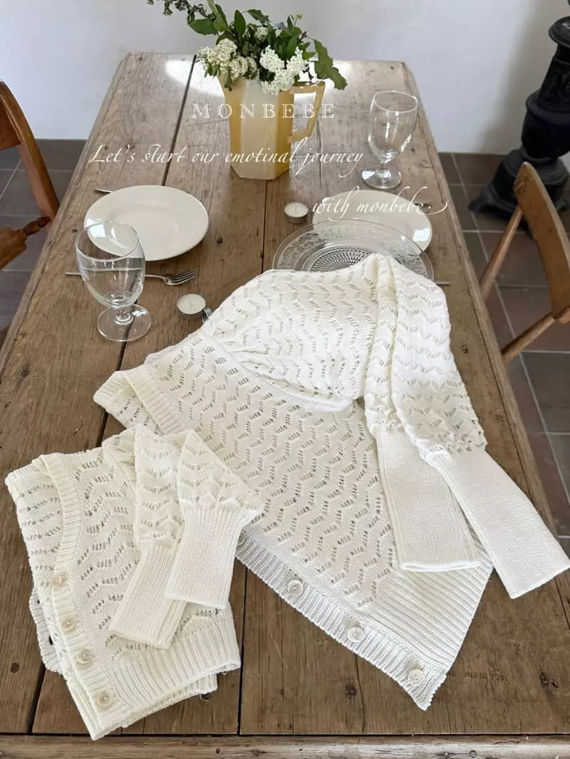 Monbebe - Korean Women Fashion - #momslook - Mabel Knit Cardigan Mom - 5