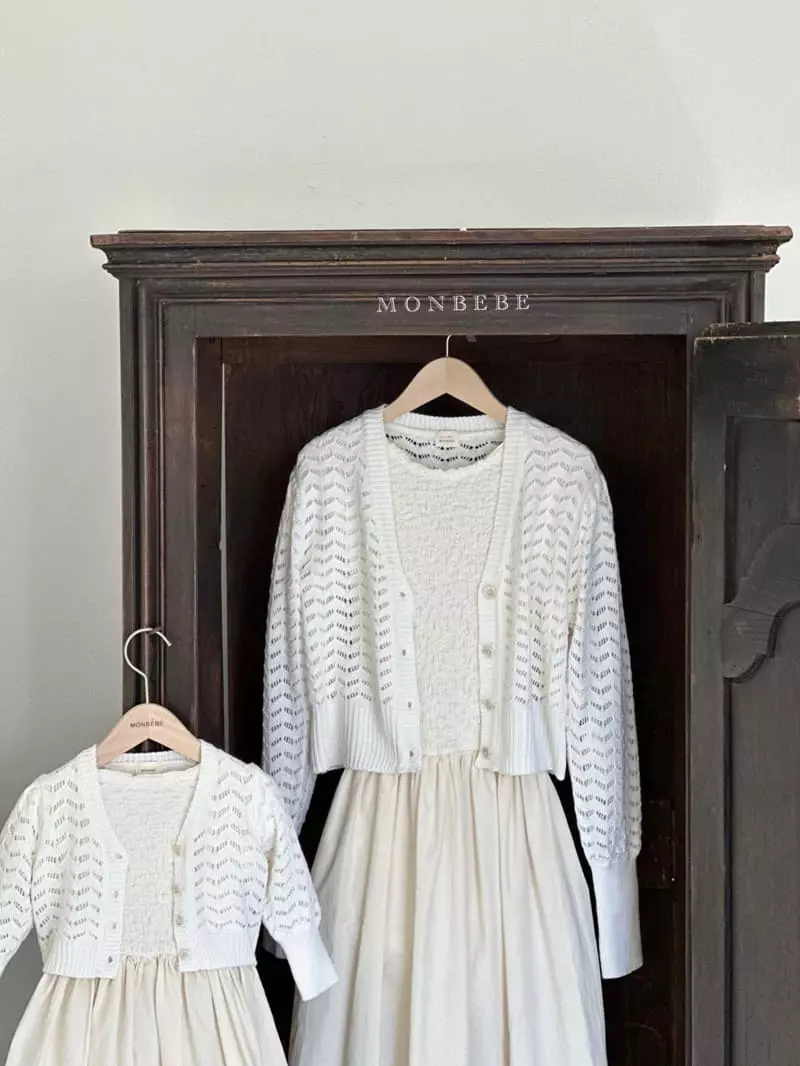 Monbebe - Korean Women Fashion - #momslook - Mabel Knit Cardigan Mom - 4
