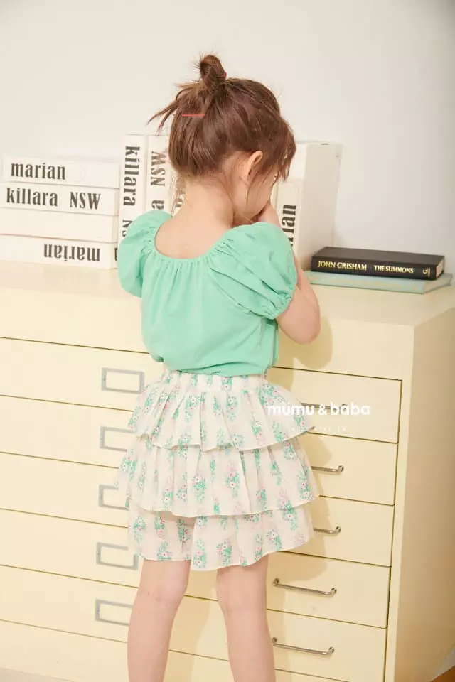 Mumunbaba - Korean Children Fashion - #childrensboutique - Jeje Flower Tee