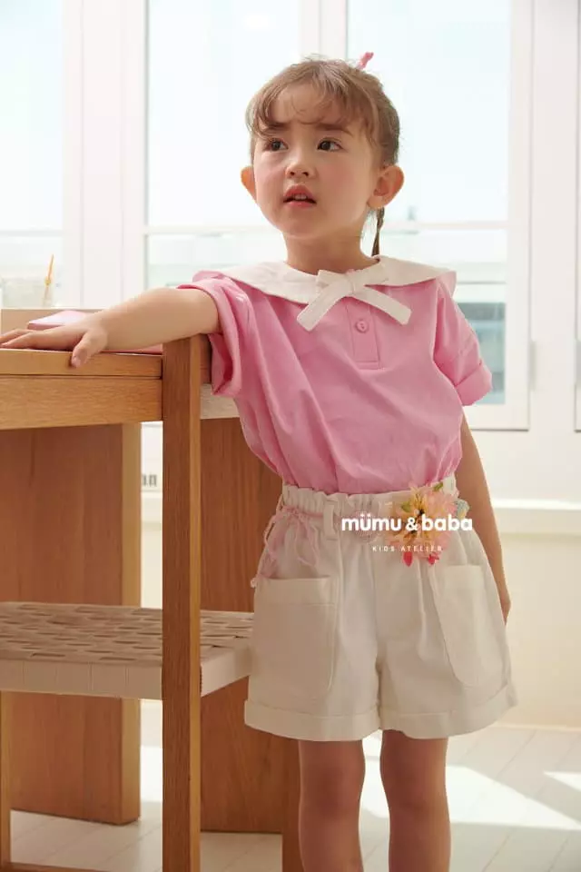 Mumunbaba - Korean Children Fashion - #designkidswear - Marine Up Tee - 4