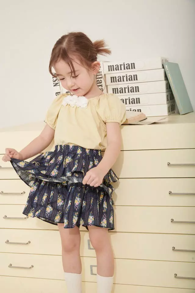 Mumunbaba - Korean Children Fashion - #discoveringself - Jeje Flower Tee - 3