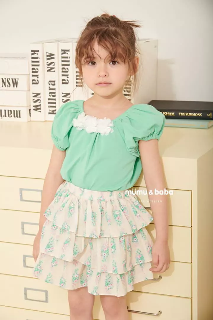 Mumunbaba - Korean Children Fashion - #fashionkids - Garden Skirt Pants - 5