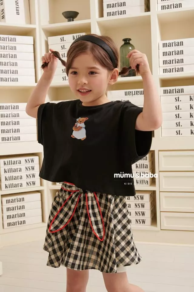 Mumunbaba - Korean Children Fashion - #magicofchildhood - Rora Bear Tee - 4