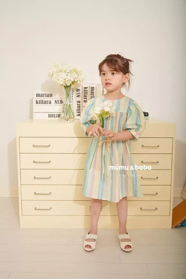 Mumunbaba - Korean Children Fashion - #toddlerclothing - Rainbow One-piece