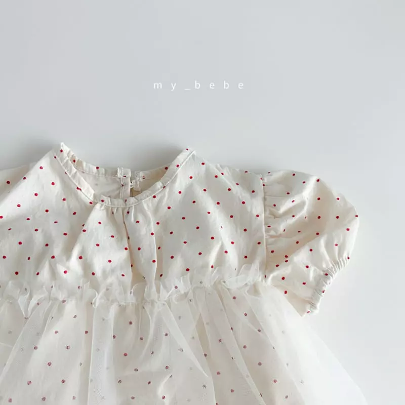 My Bebe - Korean Baby Fashion - #babyfashion - Baby Sha Bodysuit Set - 7