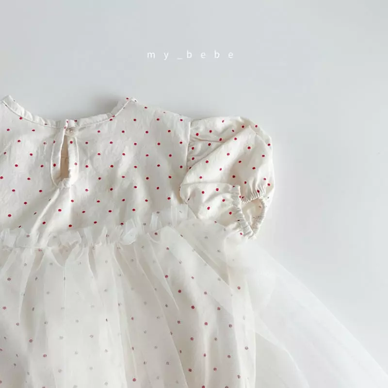 My Bebe - Korean Baby Fashion - #babyfever - Baby Sha Bodysuit Set - 8