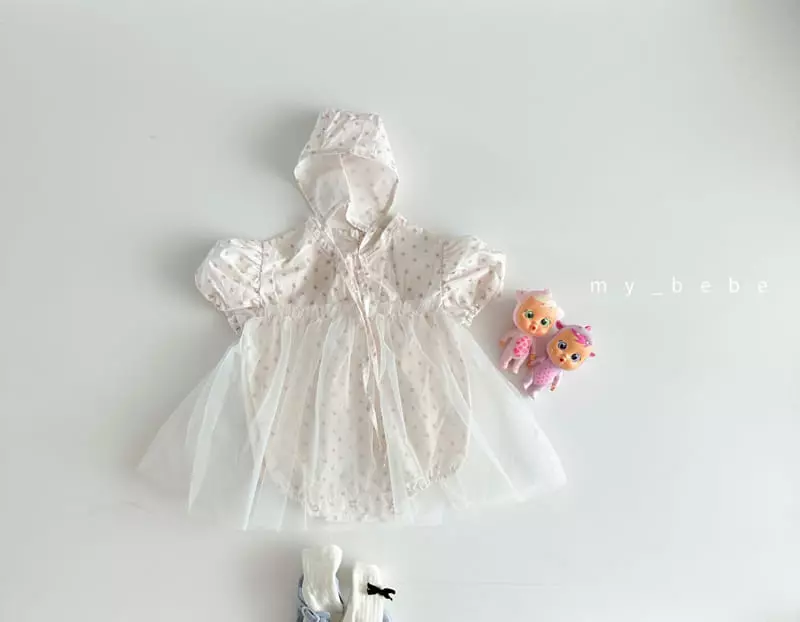 My Bebe - Korean Baby Fashion - #babyoninstagram - Baby Sha Bodysuit Set - 11
