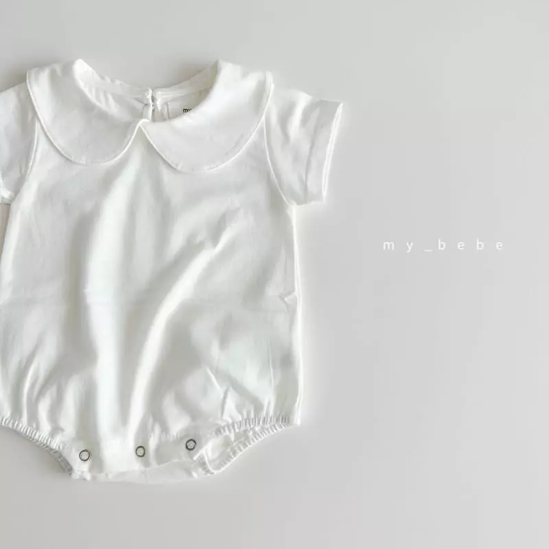 My Bebe - Korean Baby Fashion - #babywear - Baby Collar Bodysuit - 5