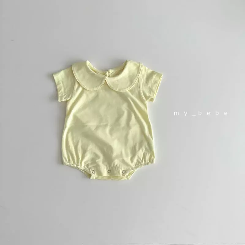 My Bebe - Korean Baby Fashion - #onlinebabyshop - Baby Collar Bodysuit - 7