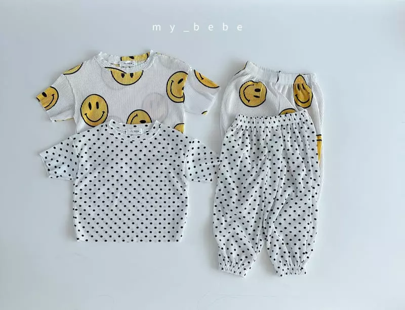 My Bebe - Korean Children Fashion - #childrensboutique - Kid Pleats Top Bottom Set