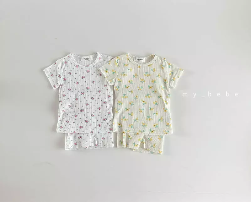 My Bebe - Korean Children Fashion - #designkidswear - Kid Small Flower Easywear