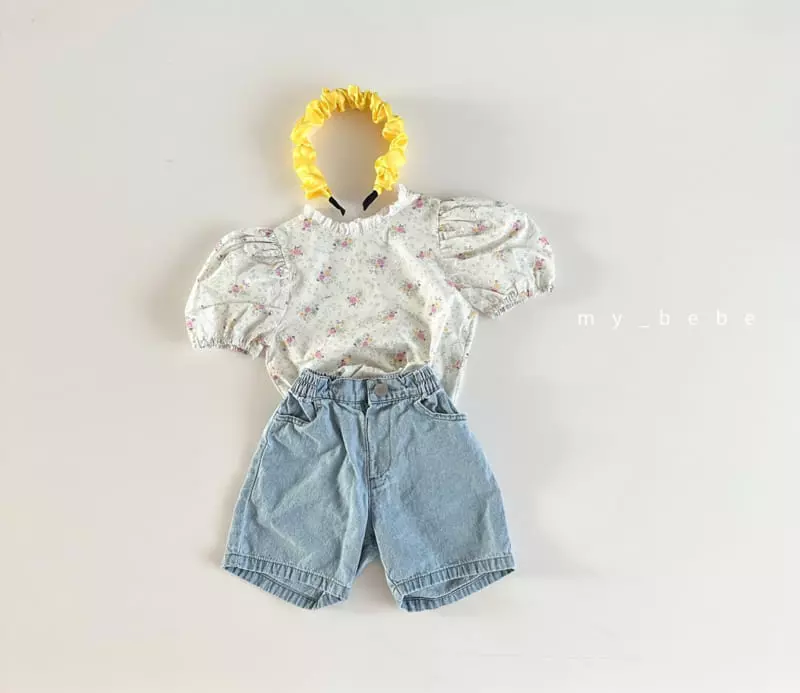 My Bebe - Korean Children Fashion - #designkidswear - Kid Denim Shorts - 11