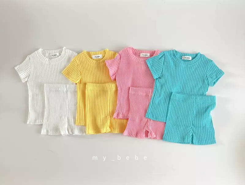My Bebe - Korean Children Fashion - #fashionkids - Kid Rib Easywear - 2
