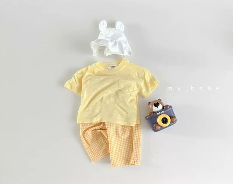 My Bebe - Korean Children Fashion - #kidsshorts - Kid Basic Tee - 7