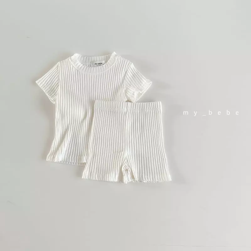 My Bebe - Korean Children Fashion - #kidsshorts - Kid Rib Easywear - 4