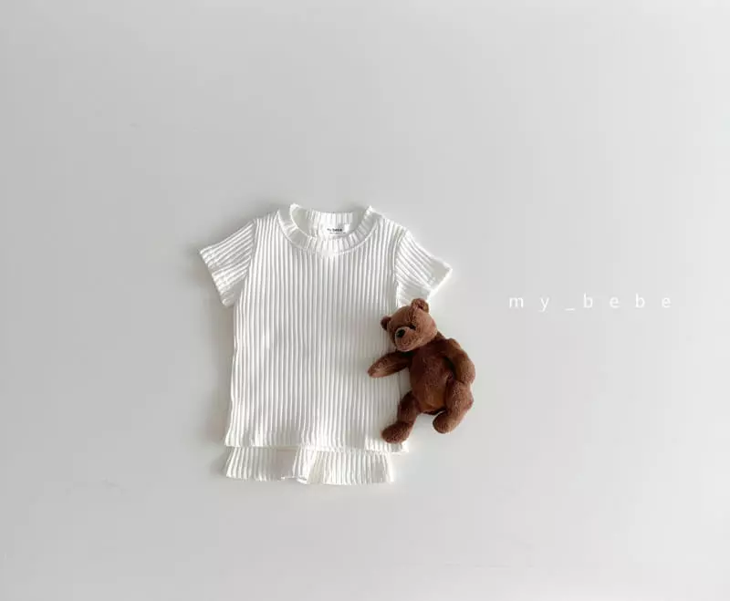 My Bebe - Korean Children Fashion - #kidzfashiontrend - Kid Rib Easywear - 5