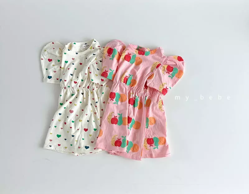 My Bebe - Korean Children Fashion - #kidzfashiontrend - Kid Banding Tong One-piece - 3