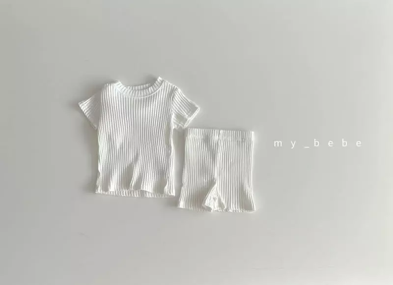 My Bebe - Korean Children Fashion - #littlefashionista - Kid Rib Easywear - 7