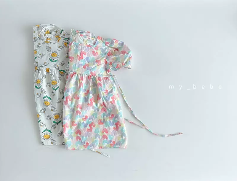 My Bebe - Korean Children Fashion - #littlefashionista - Kid Happy One-piece - 3