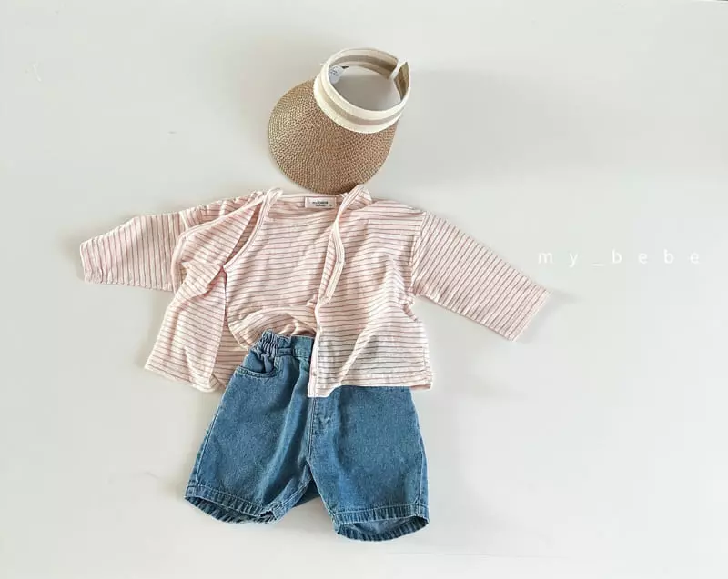 My Bebe - Korean Children Fashion - #magicofchildhood - Kid Denim Shorts - 4