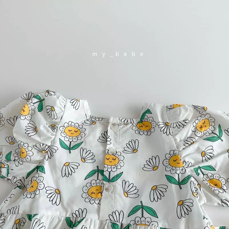 My Bebe - Korean Children Fashion - #stylishchildhood - Kid Happy One-piece - 9