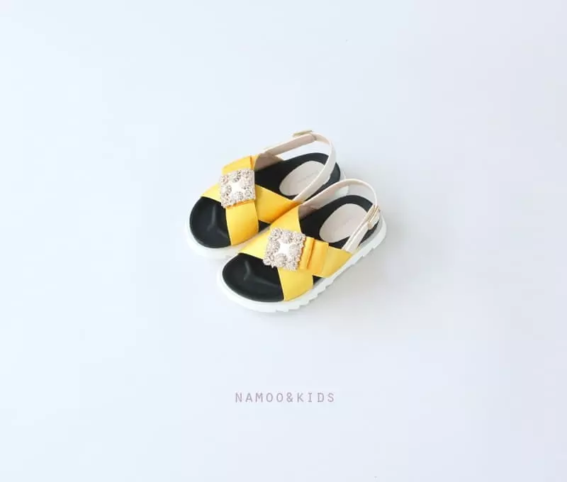Namoo & Kids - Korean Children Fashion - #childrensboutique - Chess Cubic Sandals - 9