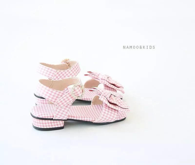 Namoo & Kids - Korean Children Fashion - #fashionkids - O And Ribbon Sandals - 4