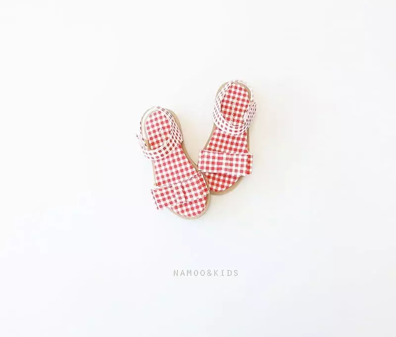 Namoo & Kids - Korean Children Fashion - #kidzfashiontrend - Joy Check Sandals - 2