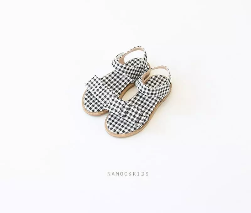 Namoo & Kids - Korean Children Fashion - #minifashionista - Joy Check Sandals - 6