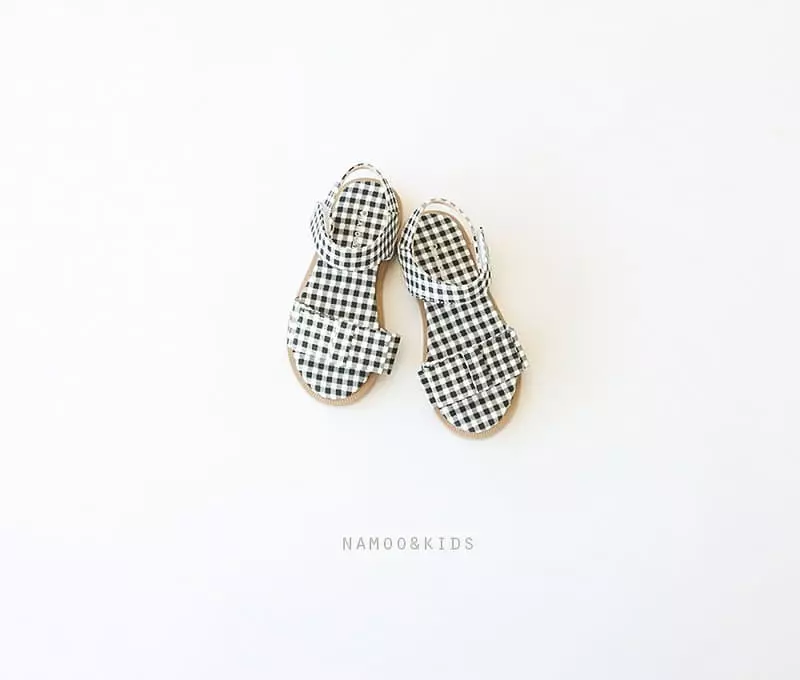 Namoo & Kids - Korean Children Fashion - #todddlerfashion - Joy Check Sandals - 8