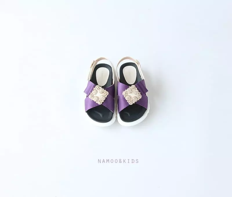 Namoo & Kids - Korean Children Fashion - #todddlerfashion - Chess Cubic Sandals - 5